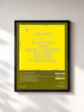 #noir VOLUMES: ONE (SELECTIONS FROM MUSIC CONCERTS 2019-2023 BON IVER 6 PIECE BAND) di Bon Iver in stampa incorniciata, cornice nera, stampata e incorniciata in Francia
