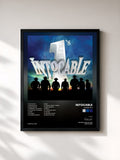 #noir Tableau de l'album Super #1's de Intocable, cadre noir, imprimé et encadré en France