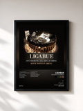 #noir Tableau de l'album Sette notti in Arena de Ligabue, cadre noir, imprimé et encadré en France