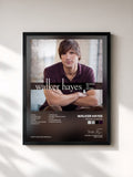 #noir Tableau de l'album Reason To Rhyme de Walker Hayes, cadre noir, imprimé et encadré en France