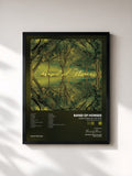 #noir Tableau de l'album Everything All The Time (20th Anniversary Edition) de Band of Horses, cadre noir, imprimé et encadré en France