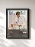 #noir Tableau de l'album A Special Part of Me de Johnny Mathis, cadre noir, imprimé et encadré en France
