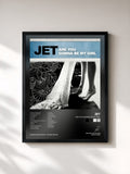 #noir Tableau de l'album Are You Gonna Be My Girl de Jet, cadre noir, imprimé et encadré en France