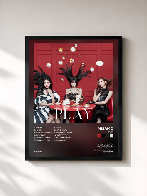 MISAMO · PLAY — Affiche encadrée