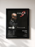 #noir Tableau de l'album Everready de Tech N9ne, cadre noir, imprimé et encadré en France
