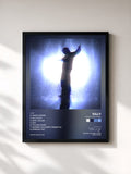 #noir Tableau de l'album Crazy Life of Sin de KILLY, cadre noir, imprimé et encadré en France