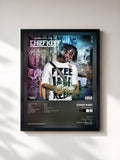 #noir Tableau de l'album Almighty So de Chief Keef, cadre noir, imprimé et encadré en France
