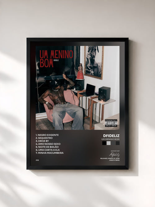 Dfideliz · Um Menino Bom — Affiche encadrée