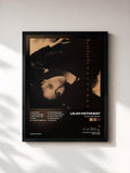 #noir Tableau de l'album Lalah Hathaway de Lalah Hathaway, cadre noir, imprimé et encadré en France