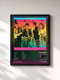 #noir Tableau de l'album Cosmic Thing (30th Anniversary Expanded Edition) de The B-52's, cadre noir, imprimé et encadré en France