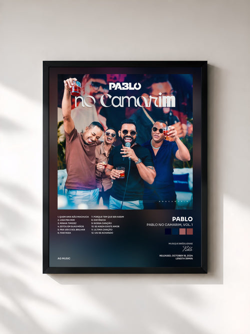 Pablo · Pablo no Camarim, Vol. 1 — Affiche encadrée