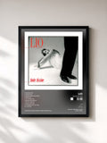 #noir Tableau de l'album Suite Sixtine de Lio, cadre noir, imprimé et encadré en France
