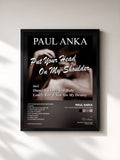 #noir Tableau de l'album Put Your Head On My Shoulder de Paul Anka, cadre noir, imprimé et encadré en France