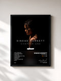 #noir Tableau de l'album Chapter One de Sinead Harnett, cadre noir, imprimé et encadré en France