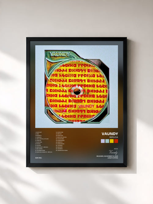 Vaundy · replica — Affiche encadrée
