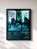 #noir Tableau de l'album Me And My Gang de Rascal Flatts, cadre noir, imprimé et encadré en France