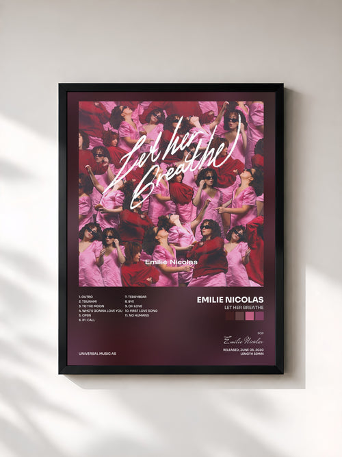 Emilie Nicolas · Let Her Breathe — Affiche encadrée