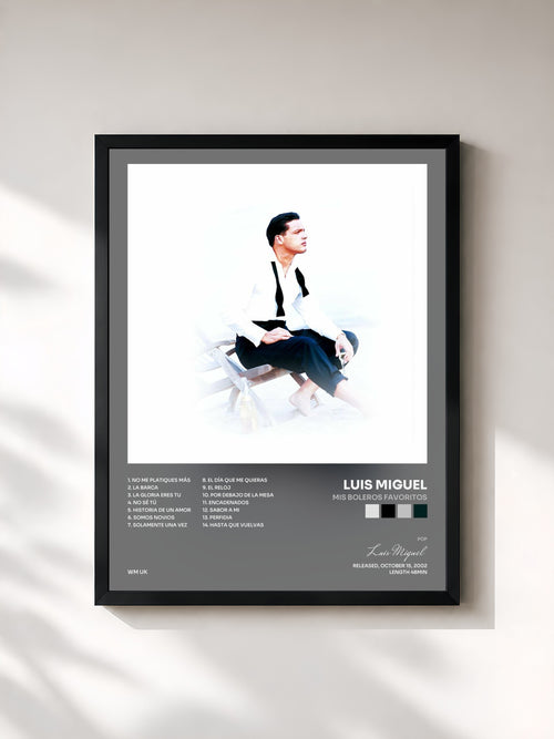Luis Miguel · Mis Boleros Favoritos — Affiche encadrée