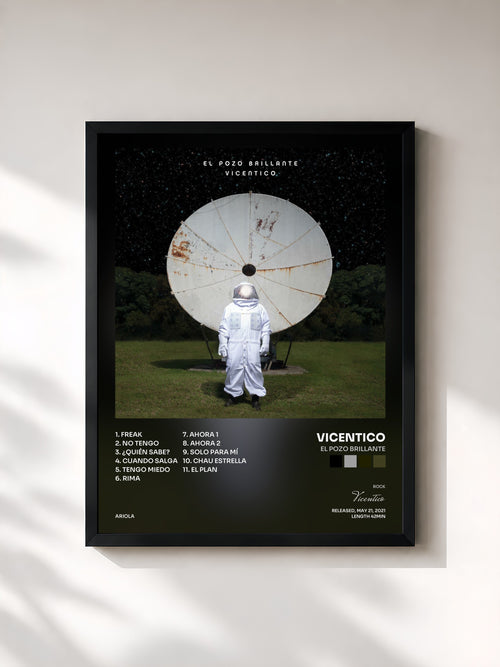 Vicentico · El Pozo Brillante — Affiche encadrée