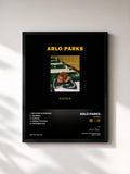#noir Tableau de l'album Sophie de Arlo Parks, cadre noir, imprimé et encadré en France