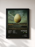 #noir Tableau de l'album Cosmic Egg de Wolfmother, cadre noir, imprimé et encadré en France
