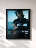 #noir Tableau de l'album Paul Young de Paul Young, cadre noir, imprimé et encadré en France