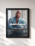 #noir Tableau de l'album Tune In de Massari, cadre noir, imprimé et encadré en France