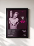 #noir Tableau de l'album The Capitol Transcriptions 1946-1949 de Peggy Lee, cadre noir, imprimé et encadré en France