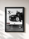#noir Tableau de l'album CM10: Free Game (Side B) de Yo Gotti, cadre noir, imprimé et encadré en France