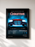 #noir Tableau de l'album Christine (Original Motion Picture Score) de John Carpenter, cadre noir, imprimé et encadré en France