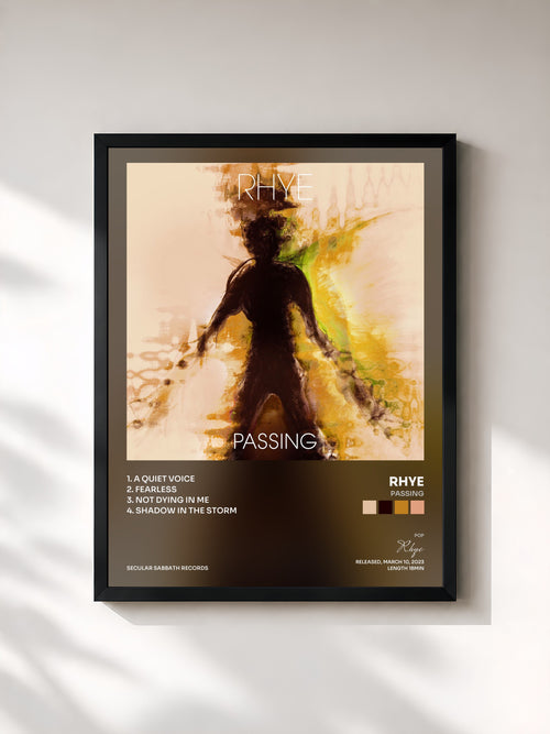 Rhye · Passing — Affiche encadrée