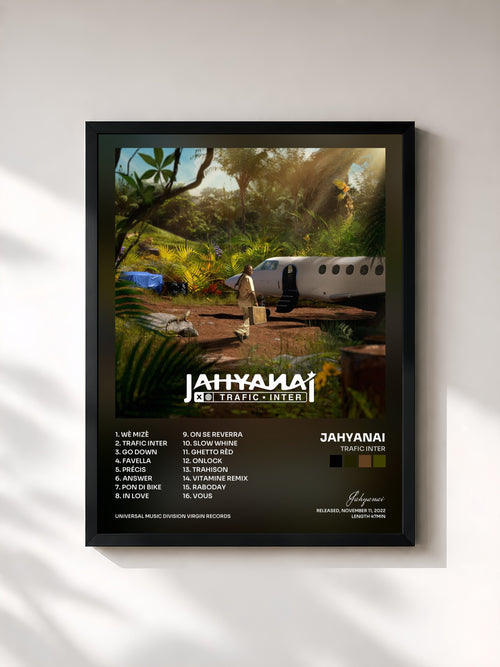 Jahyanai · Trafic Inter — Affiche encadrée