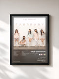 #noir Tableau de l'album BABY BABY - Girls' Generation Repackage de Girls' Generation, cadre noir, imprimé et encadré en France