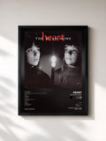 #noir Tableau de l'album The Road Home de Heart, cadre noir, imprimé et encadré en France