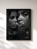 #noir Tableau de l'album Offering de Ibeyi, cadre noir, imprimé et encadré en France