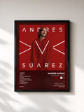 #noir Tableau de l'album Viaje de Vida y Vuelta de Andrés Suárez, cadre noir, imprimé et encadré en France