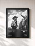 #noir Tableau de l'album Llegando Al Rancho de Joss Favela, cadre noir, imprimé et encadré en France