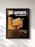 #noir Tableau de l'album Der Exzessor de Udo Lindenberg, cadre noir, imprimé et encadré en France