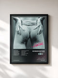 #noir Tableau de l'album Night Work de Scissor Sisters, cadre noir, imprimé et encadré en France