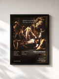 #noir Tableau de l'album The Agony & The Ecstasy de High Contrast, cadre noir, imprimé et encadré en France