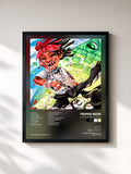 #noir Tableau de l'album A Love Letter To You 3 de Trippie Redd, cadre noir, imprimé et encadré en France