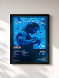 #noir Tableau de l'album The Blue Album de Nino B, cadre noir, imprimé et encadré en France