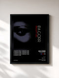 #noir Tableau de l'album Naughty Girl de Ida Corr, cadre noir, imprimé et encadré en France