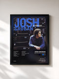 #noir Tableau de l'album Josh Groban In Concert de Josh Groban, cadre noir, imprimé et encadré en France