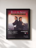 #noir Tableau de l'album Titulo De Amor de Diomedes Diaz, cadre noir, imprimé et encadré en France