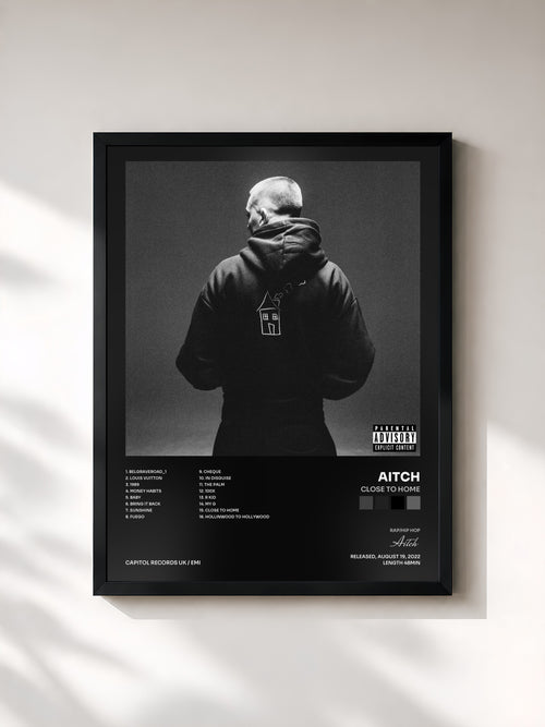 Aitch · Close To Home — Affiche encadrée