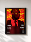 #noir Tableau de l'album Not That Deep - EP de Stormzy, cadre noir, imprimé et encadré en France
