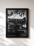 #noir Tableau de l'album Punk ist tot de Swiss & Die Andern, cadre noir, imprimé et encadré en France