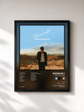 #noir Tableau de l'album Young Romance (Deluxe) de Roosevelt, cadre noir, imprimé et encadré en France