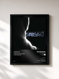#noir Tableau de l'album Shattered - EP de Matisyahu, cadre noir, imprimé et encadré en France